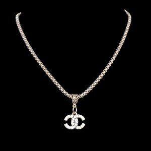 Handmade Crystal Pendant Necklace  18" Stainless Steel Chain, 0.75" Pend…